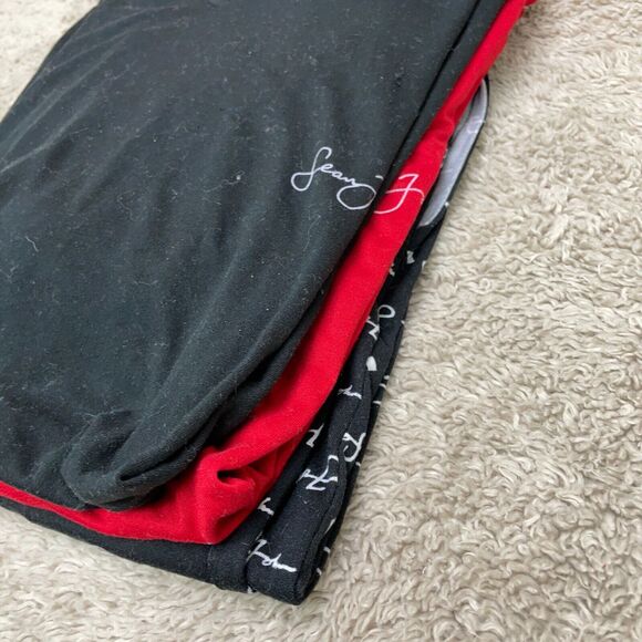 Sean John Mens Medium M Pj 2 Shirts + Pants Super Soft VNeck Logo Sleep Pajamas - Picture 2 of 11